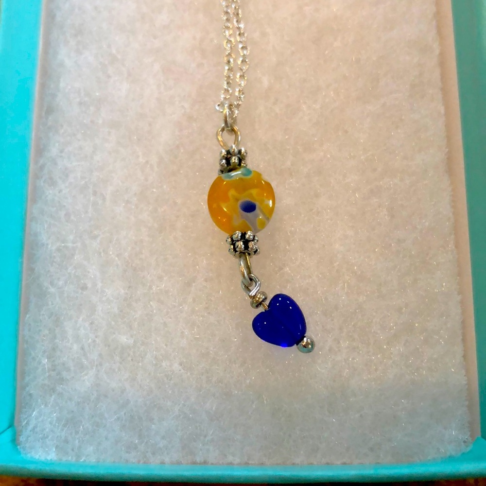 Glass necklace
